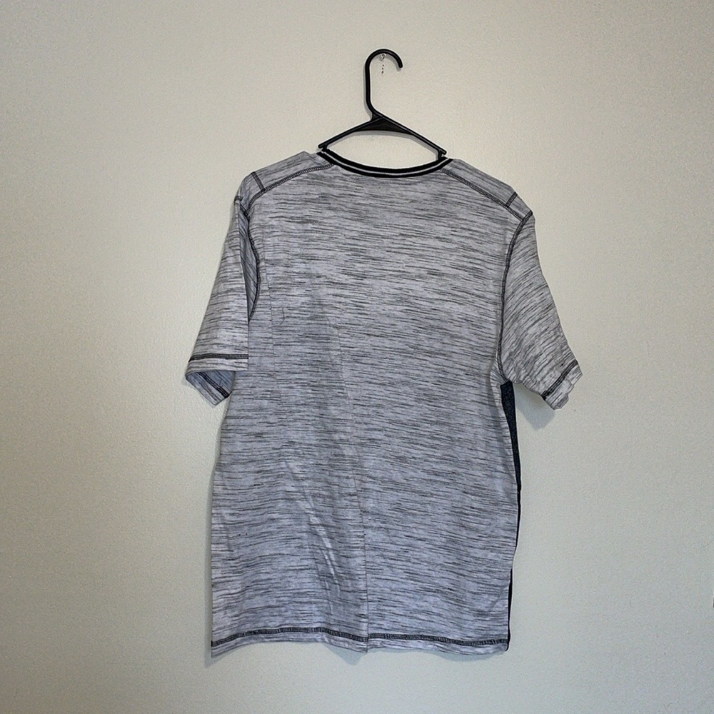 Distortion | Colorblock Grey T-Shirt - Picture 2 of 5